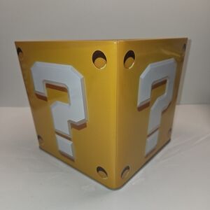 Super Mario Bros Movie LIMITED EDITION Question Block Popcorn Bucket Tin